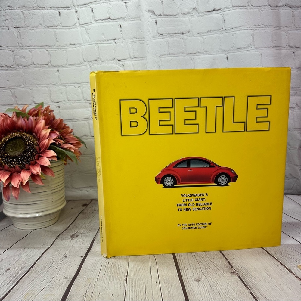 vtg 1998 Beetle Volkswagen's little giant hardcover Book VW retro collectible